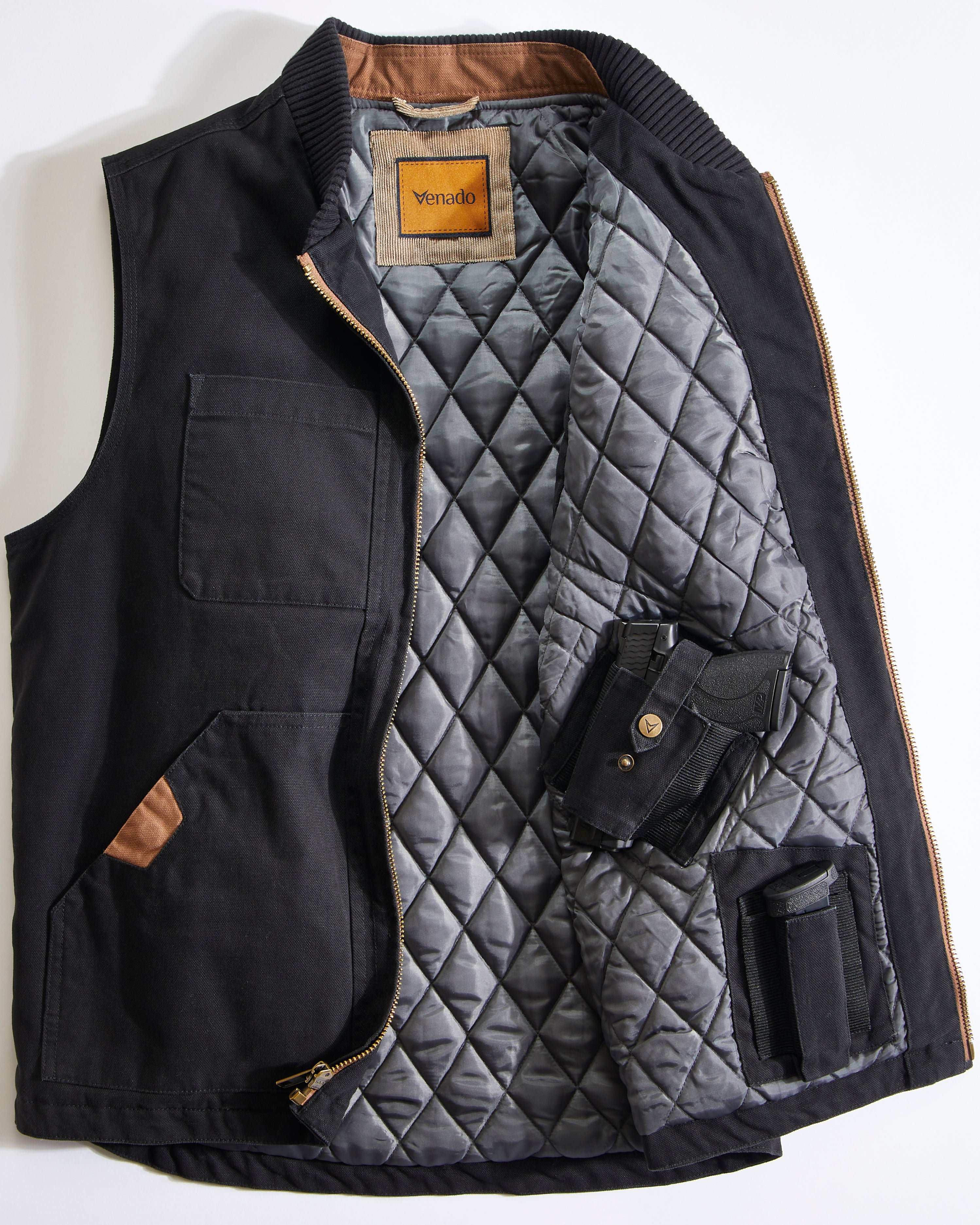 Concealed Carry Canvas Vest Venado