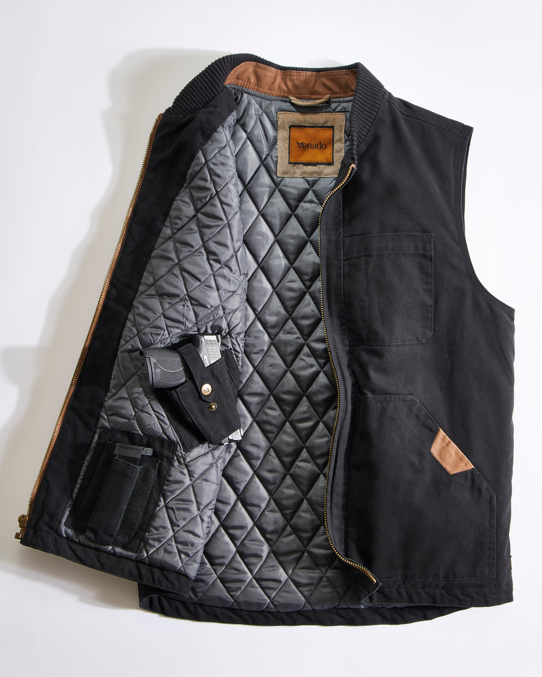 Concealed Carry Canvas Vest