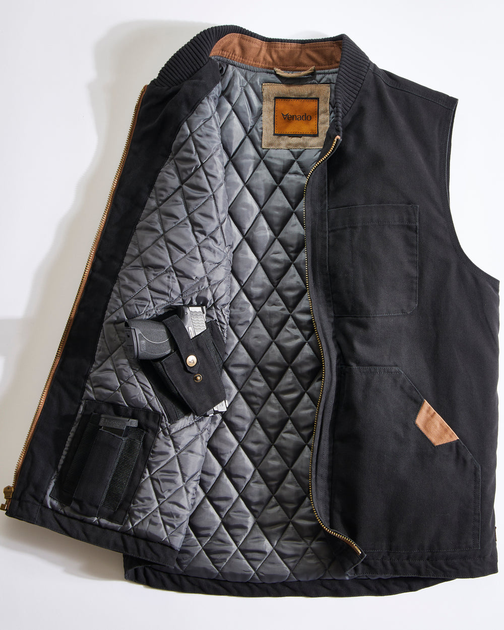 Concealed Carry Canvas Vest