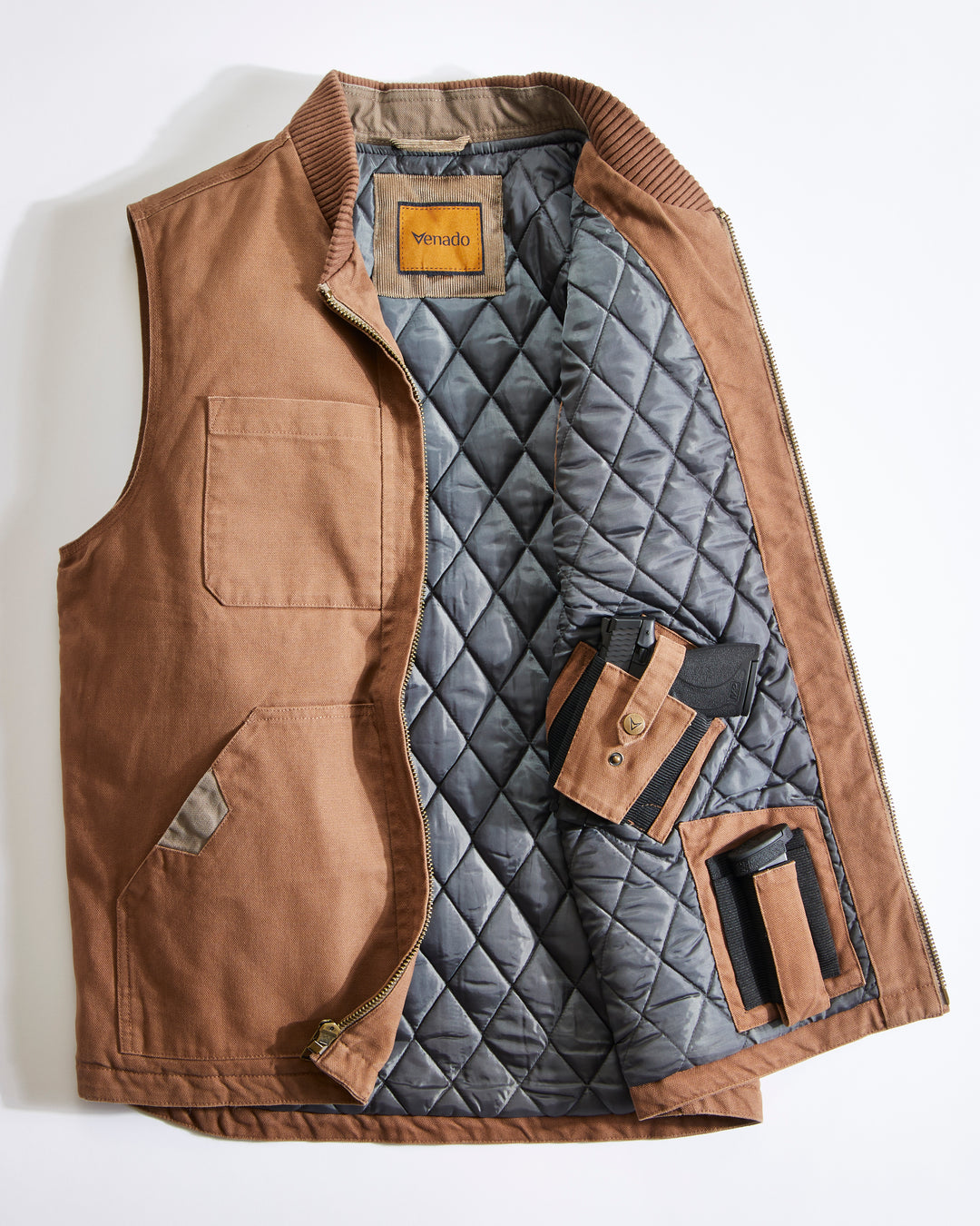 Concealed Carry Canvas Vest