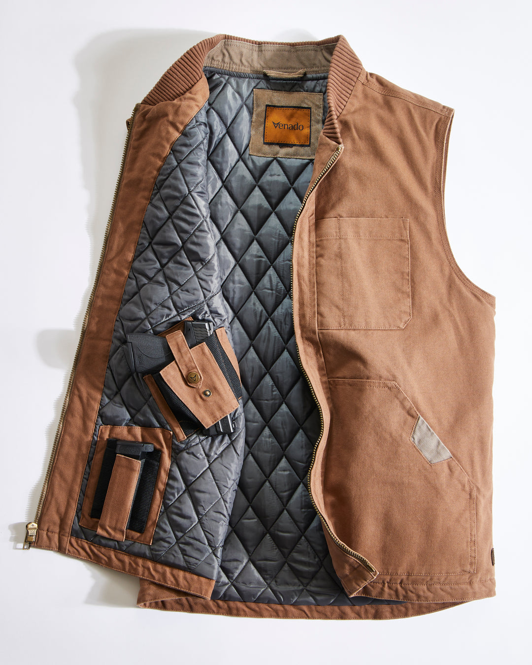 Concealed Carry Canvas Vest