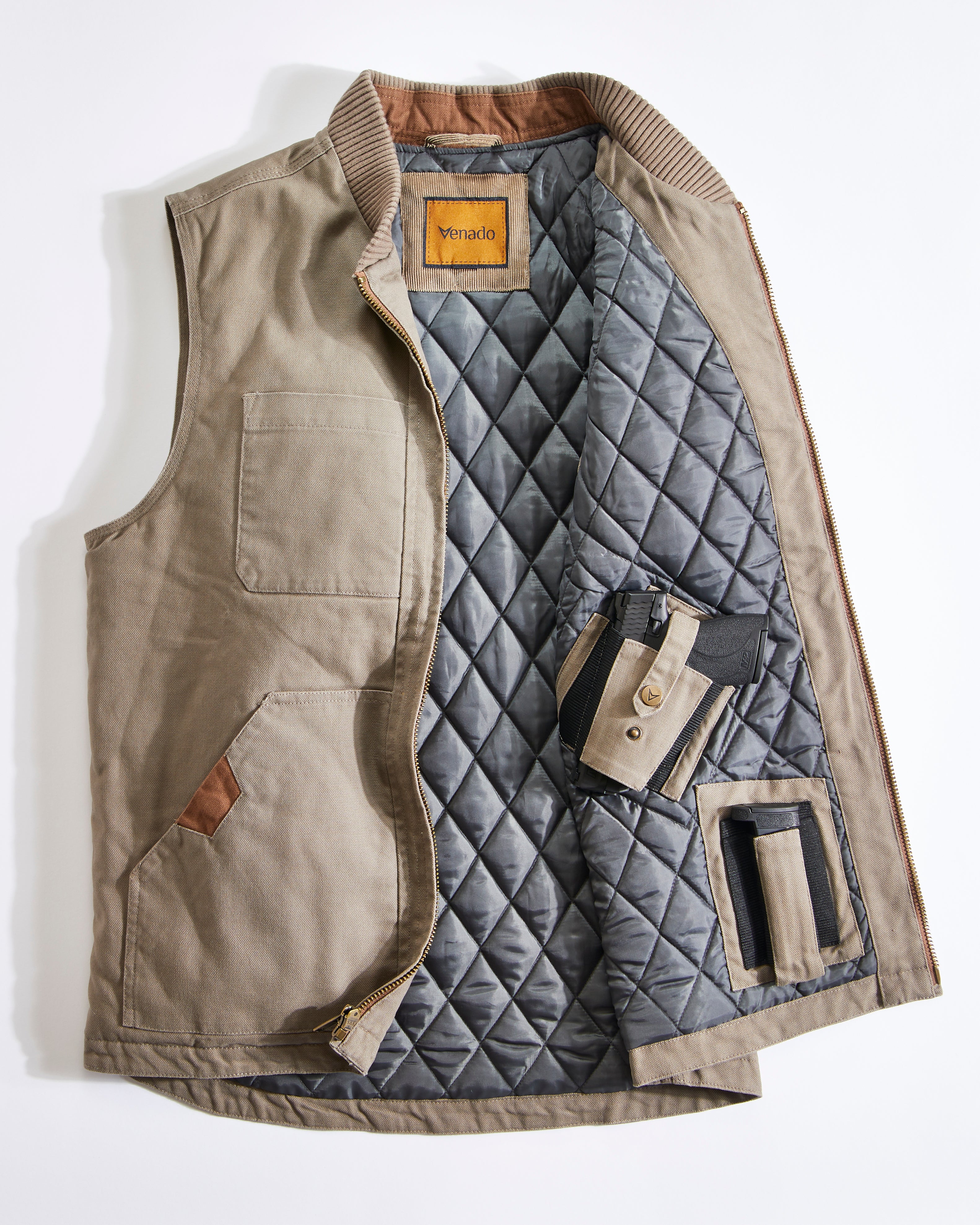 Concealed Carry Canvas Vest Venado