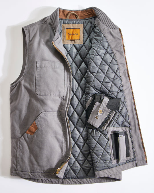 Concealed Carry Canvas Vest