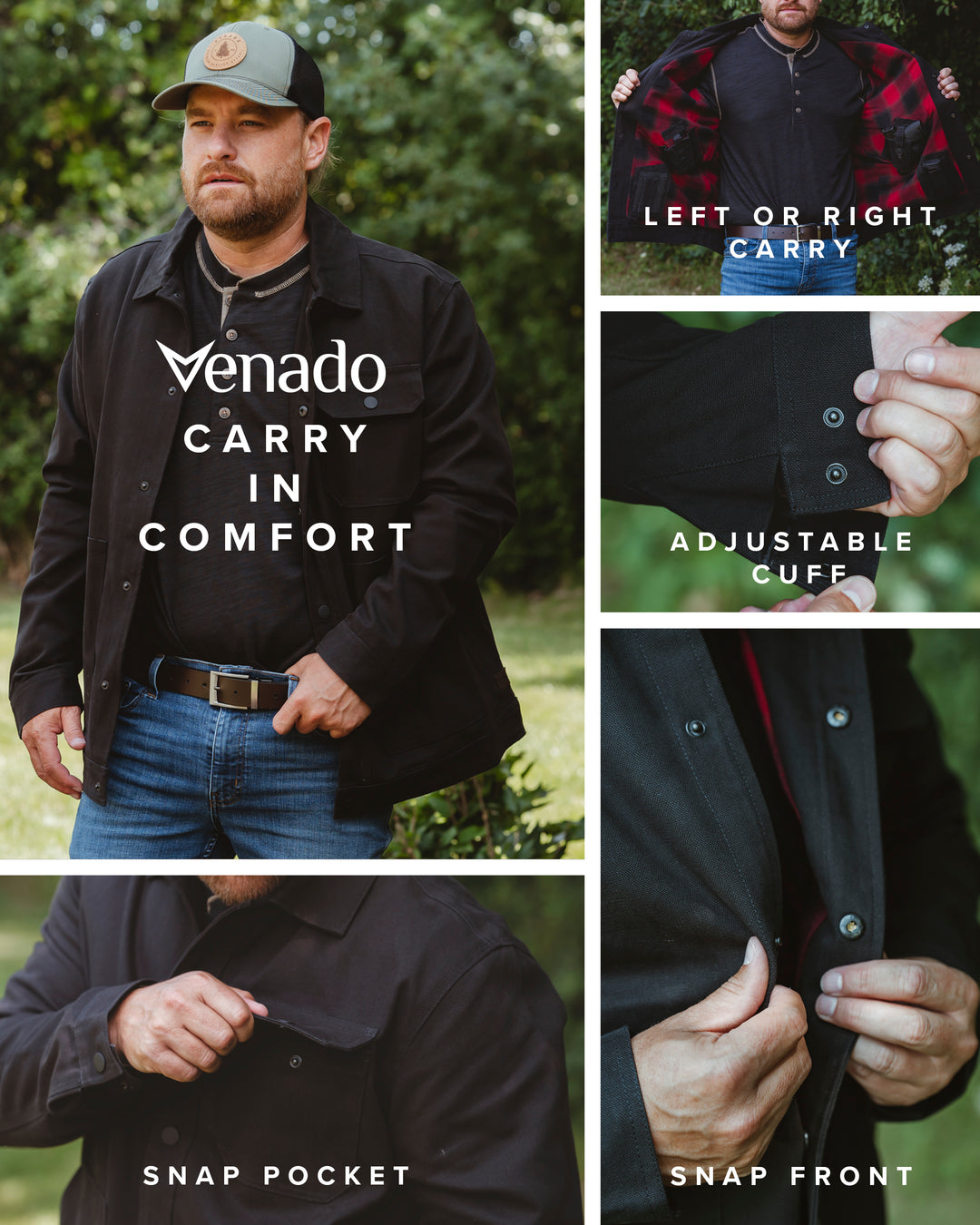 Concealed Carry Shirt Jacket