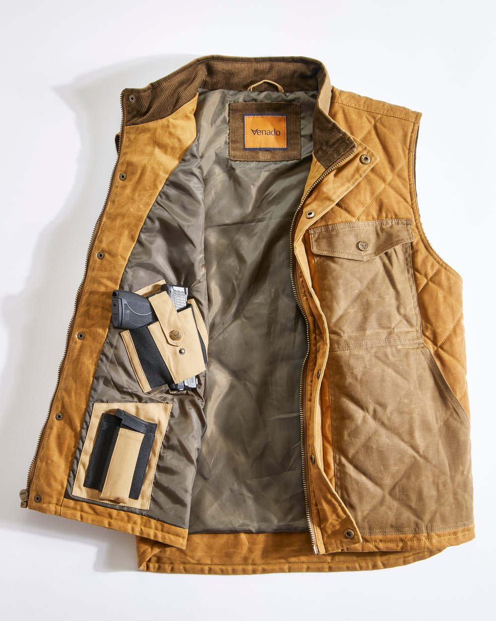 Outfitter Concealed Carry Waxed Canvas Vest