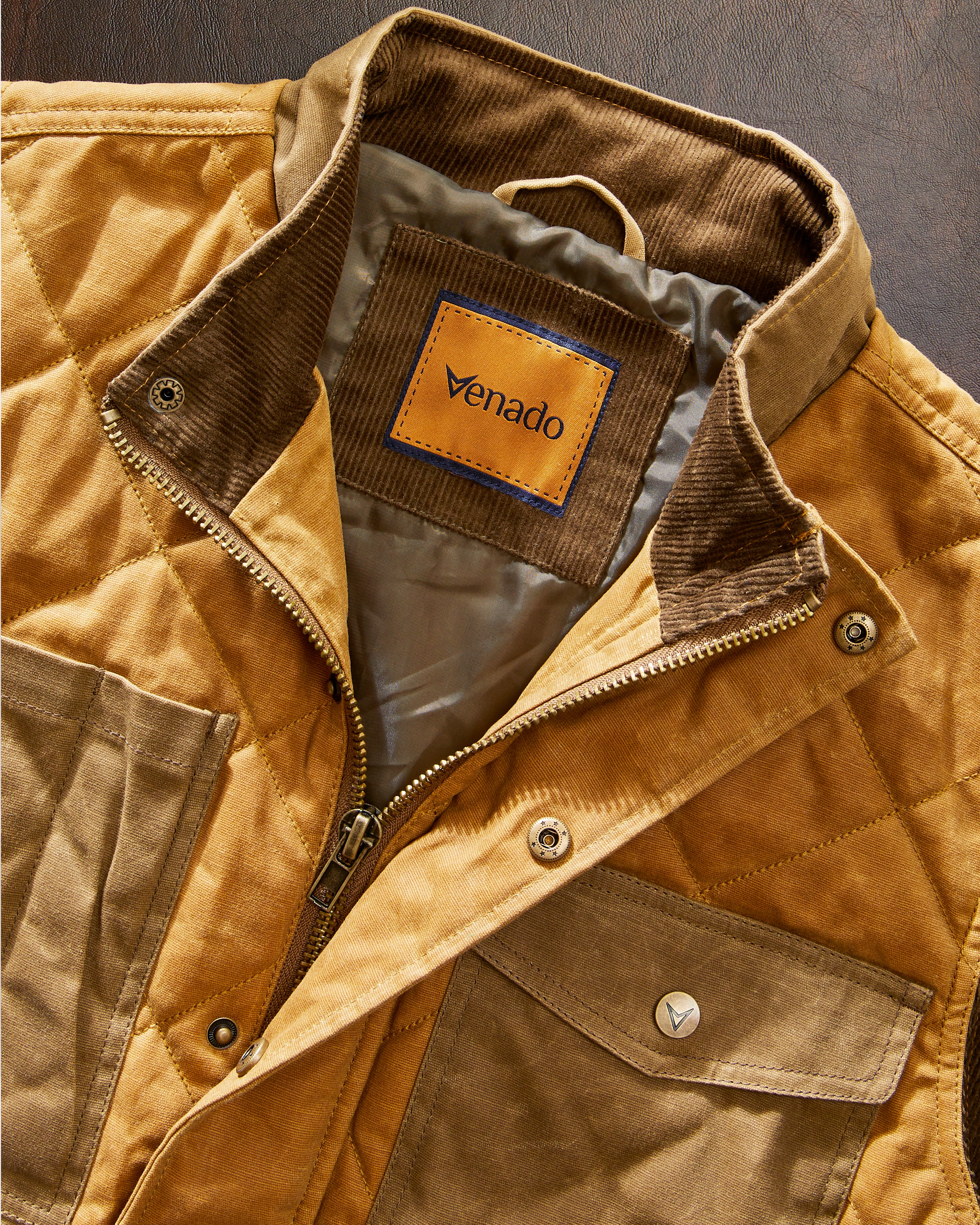 Men's waxed canvas vest best sale