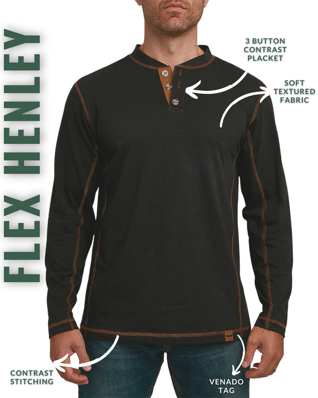 Flex Henley