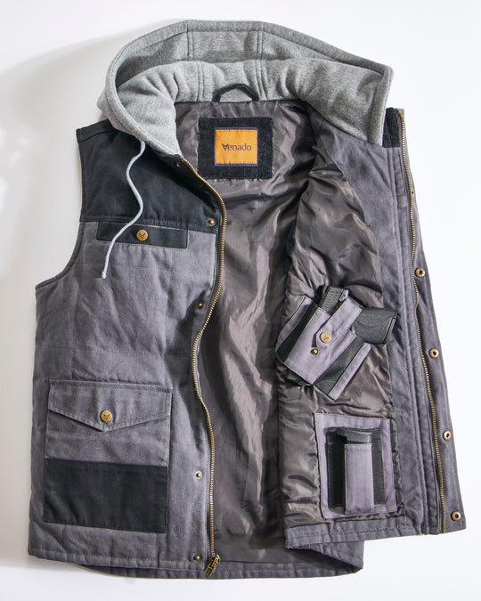 Defender Concealed Carry Waxed Canvas Vest