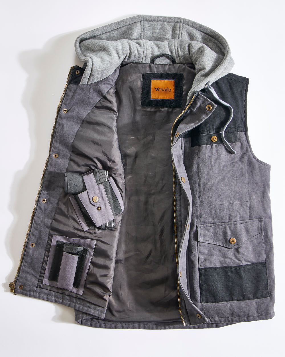 Defender Concealed Carry Waxed Canvas Vest