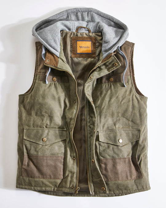 Defender Concealed Carry Waxed Canvas Vest