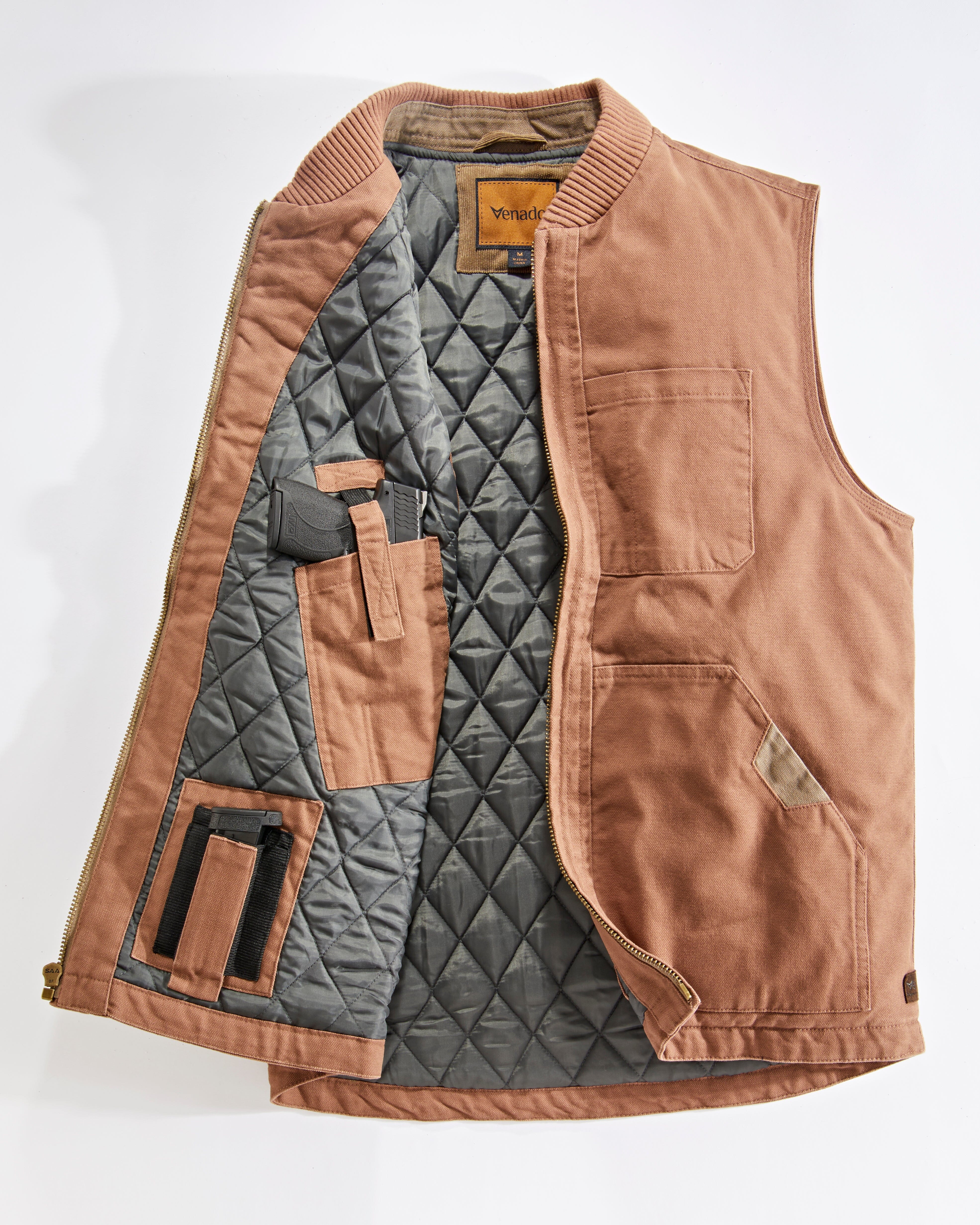 Concealed Carry Canvas Vest Venado