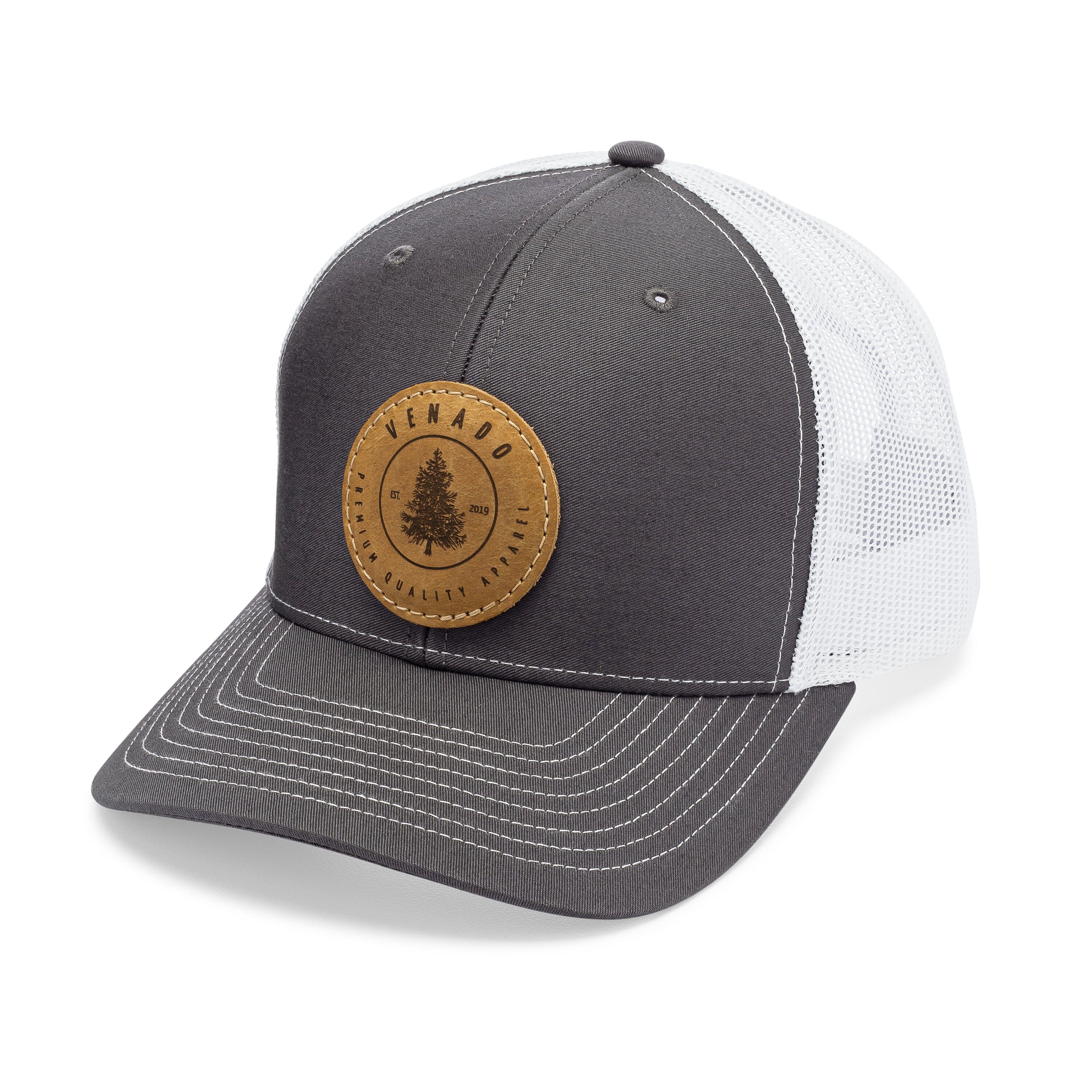 Premium Lumber Trucker Hat Accessories Venado OSFM Charcoal | White 