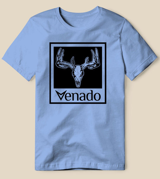 Venado Skull Tee Mens Shirts Venado Medium Carolina Blue 